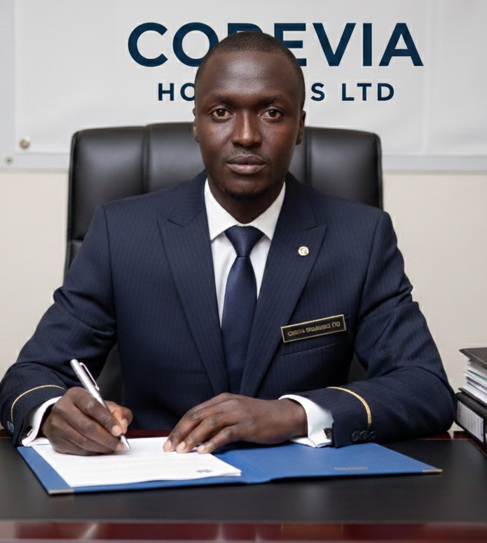 Maxwell Okech, CEO of Corevia Holdings Ltd